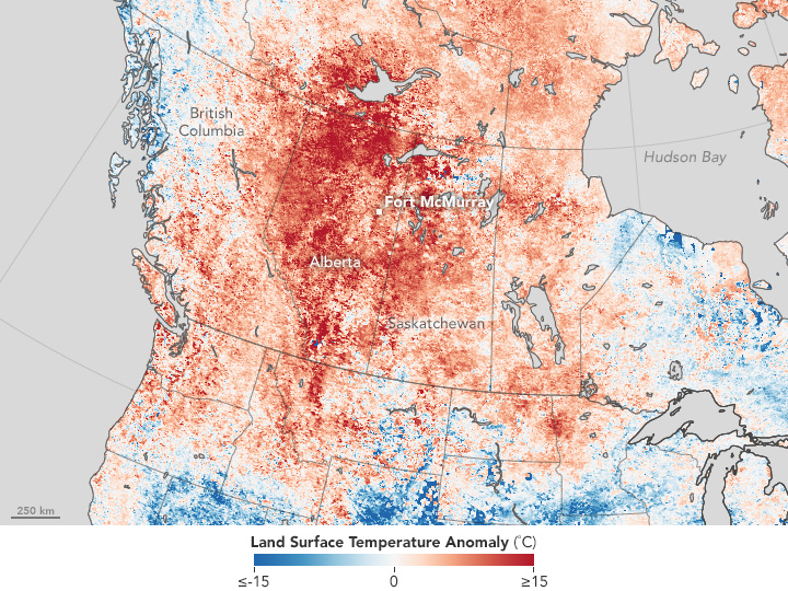 Heat Fuels Fire at Fort McMurray - related image preview