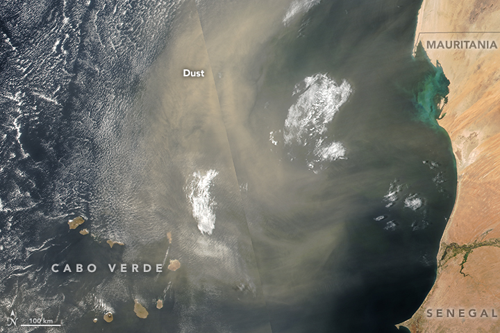 Atmosphere Awash with Saharan Dust