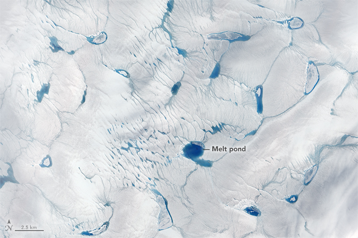 Ice streams and lakes under the Greenland Ice Sheet