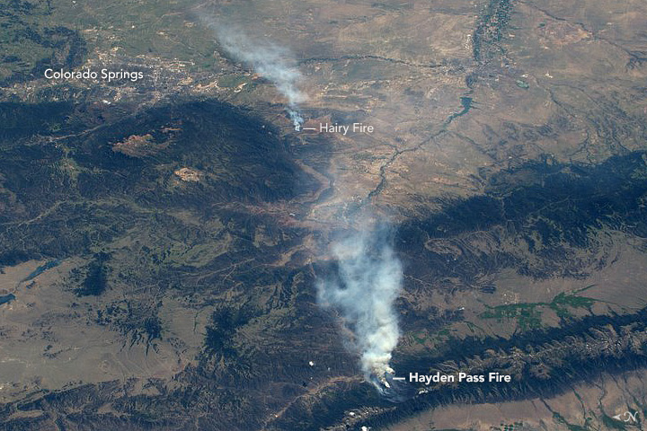 Hayden Pass and Beaver Creek Fires in Colorado