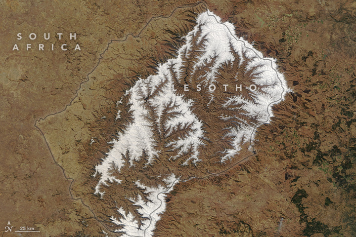 Lesotho Sees Its Heaviest Snowfall in Two Decades  - related image preview