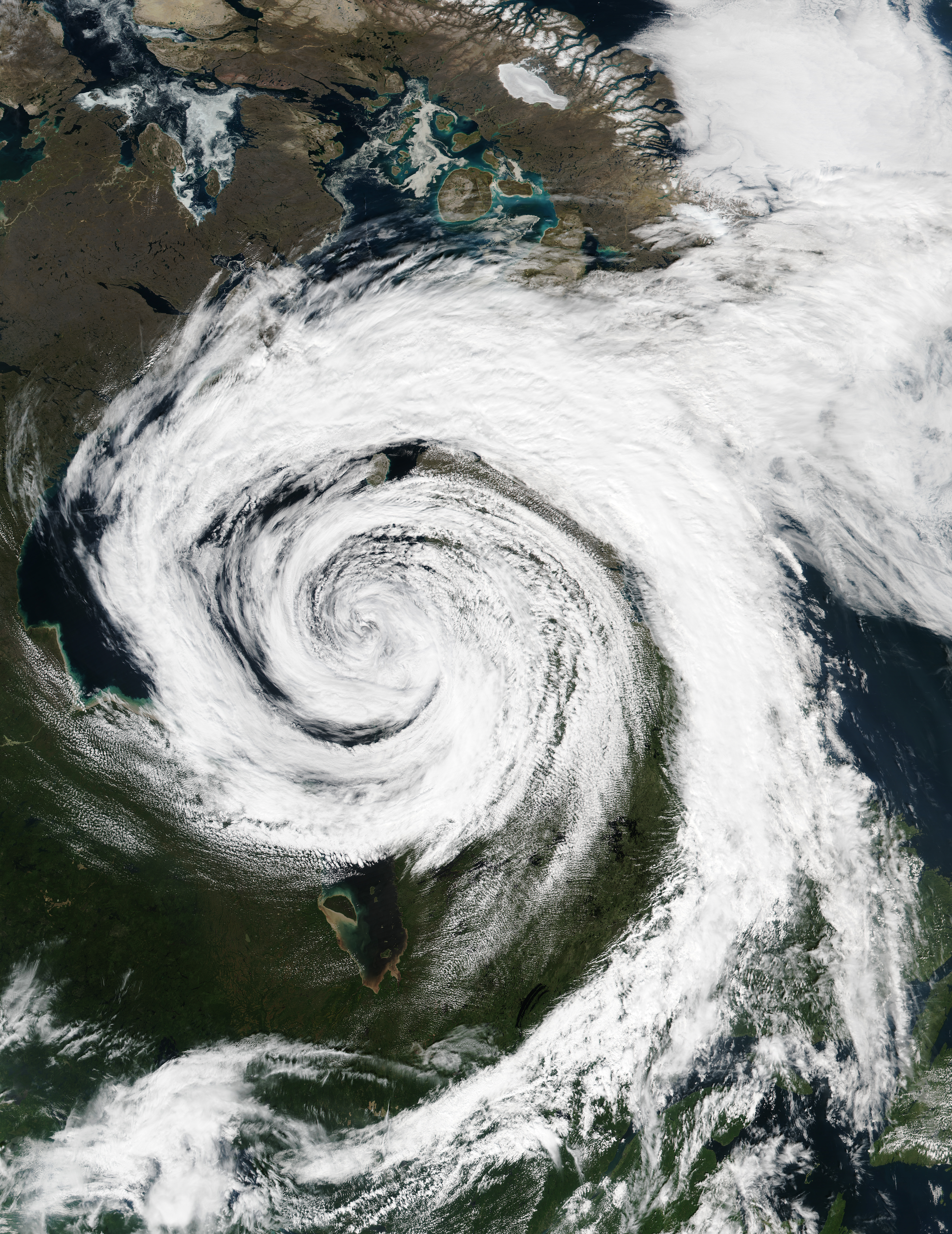 Extratropical Cyclone Over Hudson Bay - related image preview