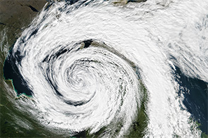 Extratropical Cyclone Over Hudson Bay