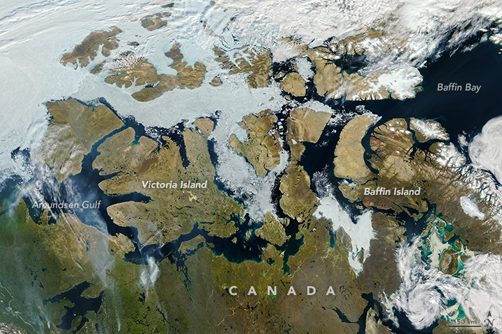 A Nearly Ice-Free Northwest Passage