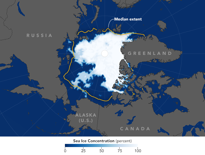 Arctic Sea Ice Minimum Ties Second Lowest on Record
