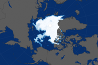 Arctic Sea Ice Minimum Ties Second Lowest on Record