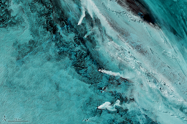 A Trio of Plumes in the South Sandwich Islands - related image preview