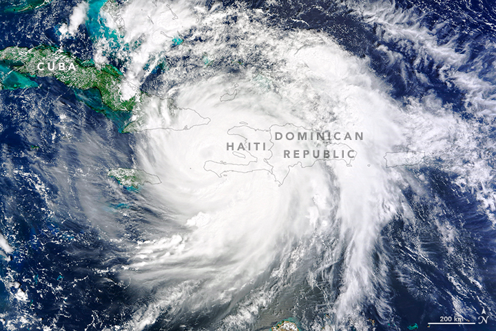 Hurricane Matthew Hits Haiti