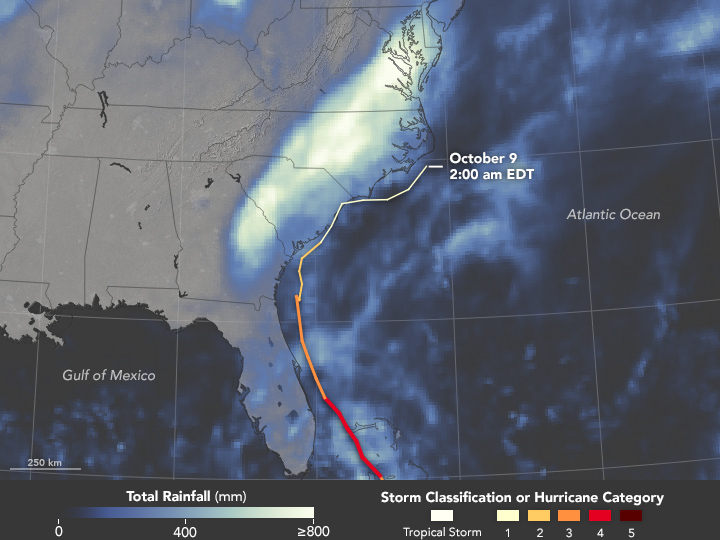 Hurricane Matthew Drenches the Southeastern U.S.