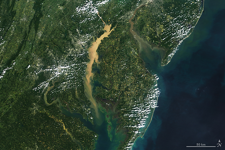 Studying Chesapeake Bay from Above - related image preview