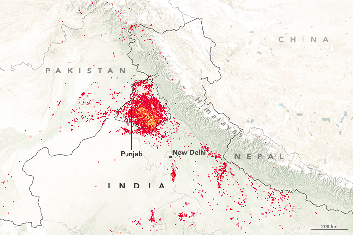 A Stream of Smoke in Northern India