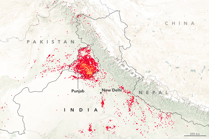 A Stream of Smoke in Northern India - related image preview