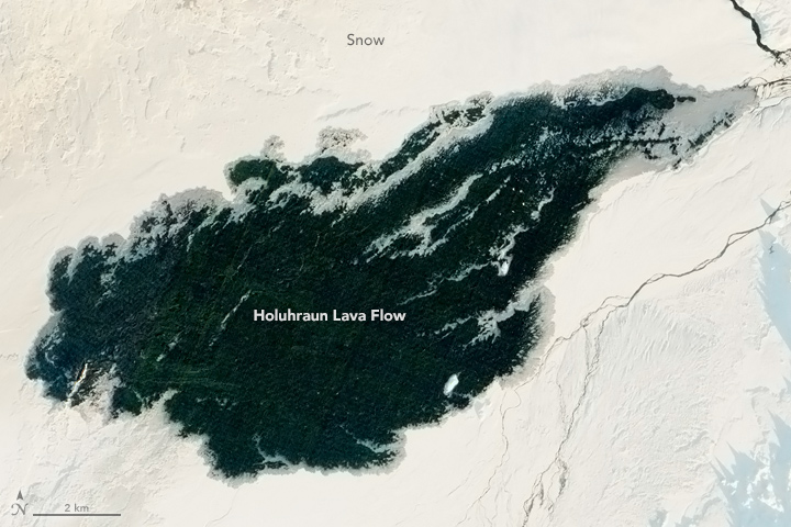 Holuhraun Lava Could Still Be Toasty Underneath - related image preview