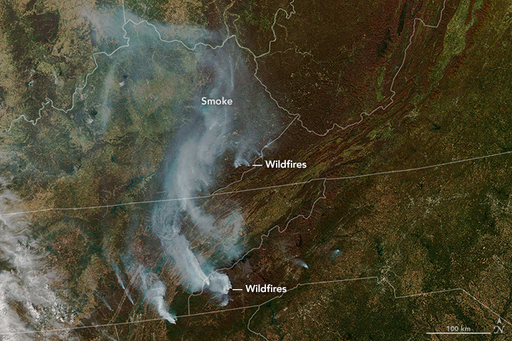 Drought and Fire in the Southeast