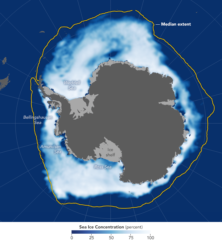 Melting Woes: Antarctic Sea Ice at Record Lows - related image preview