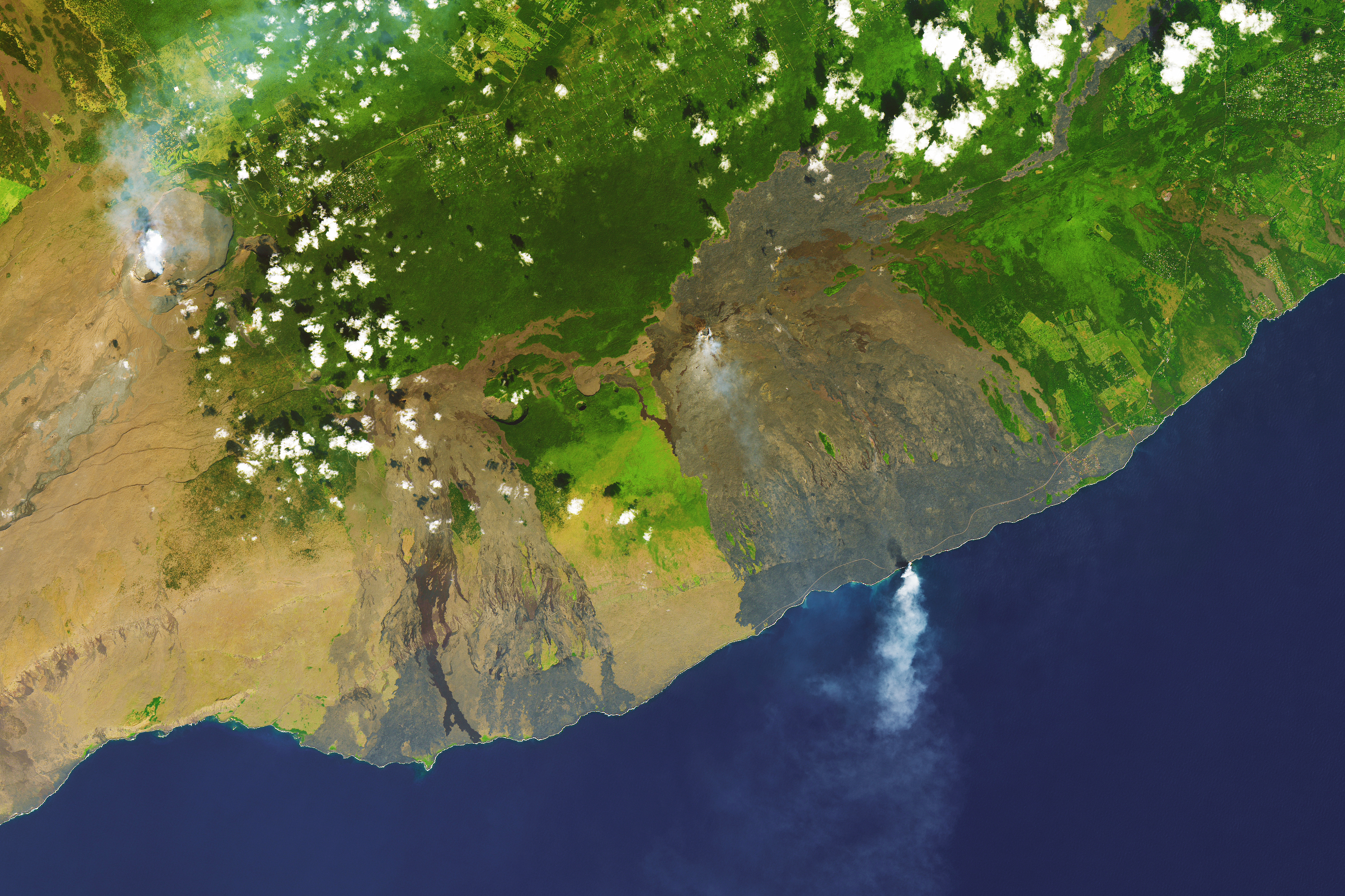Lava Delta Collapses into Sea  - related image preview