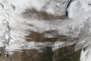 Snow Sweeps Across the United States