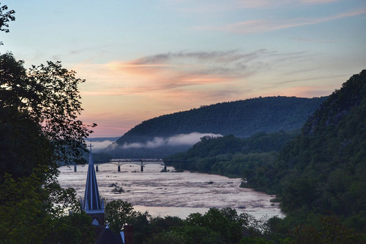 Looking Down on Potomac Water Gap - related image preview