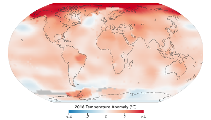 Global Temperature Record Broken for Third Consecutive Year