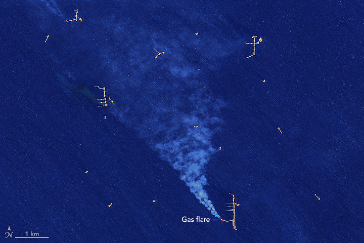 Gas Flares in the Gulf