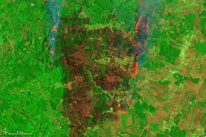 Satellites Capture Different Views of Devastating Fires in Chile - related image preview