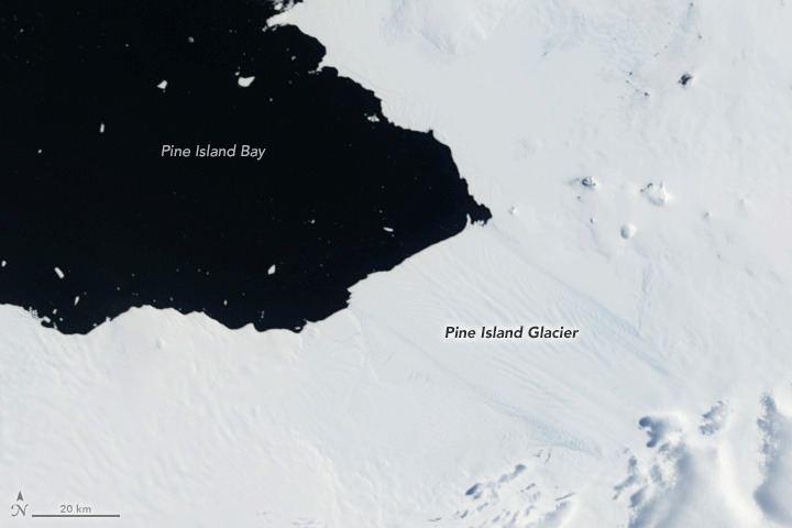 Glacial “Aftershock” Spawns Antarctic Iceberg - related image preview