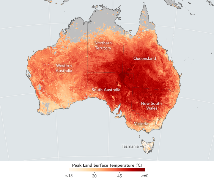 Heat Wave Breaks Records in Australia