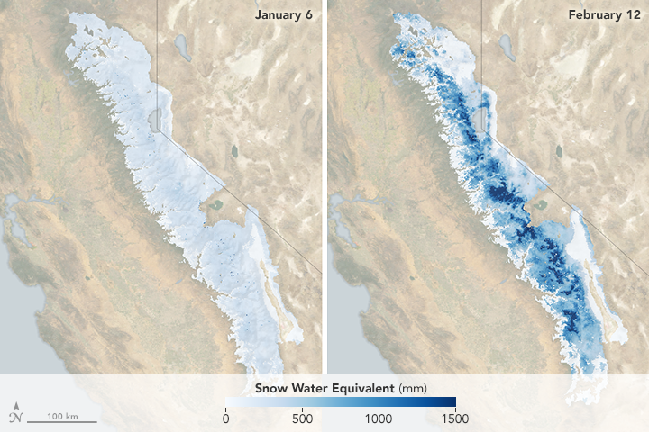 Abundant Snowpack Blankets the Sierra Nevada - related image preview