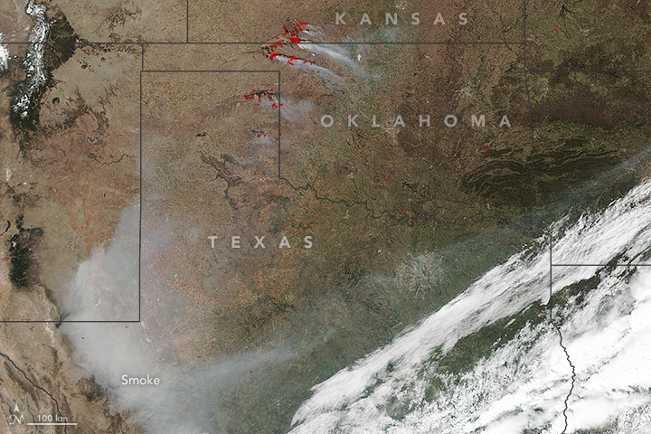 Smoke Over West Texas