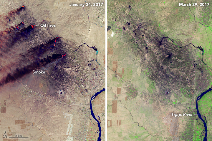 The Oil Fires in Qayyarah Are Out