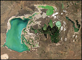Tengiz and Korgaljinski Lakes, Kazakhstan