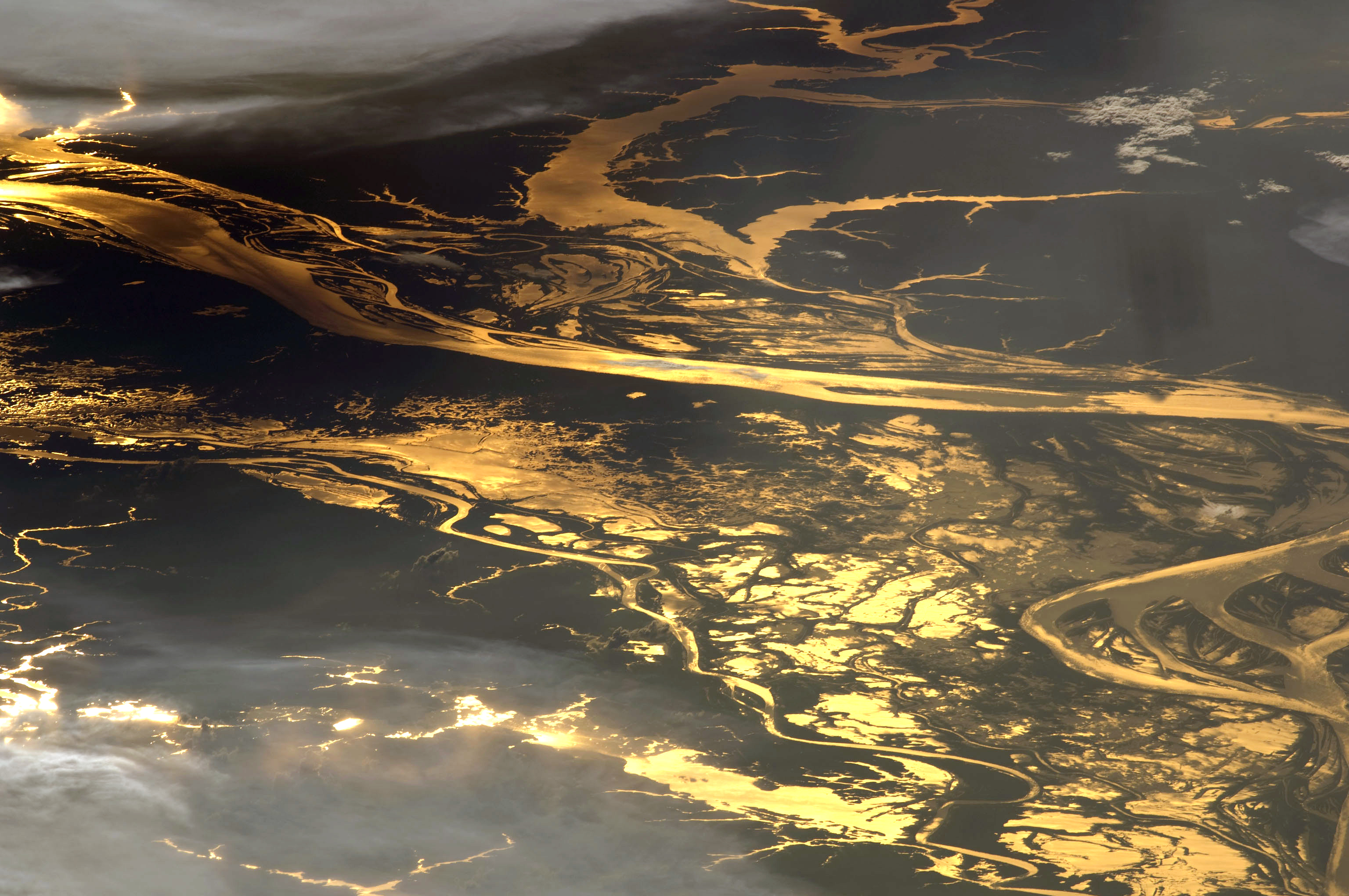 Sunglint on the Amazon River, Brazil - related image preview