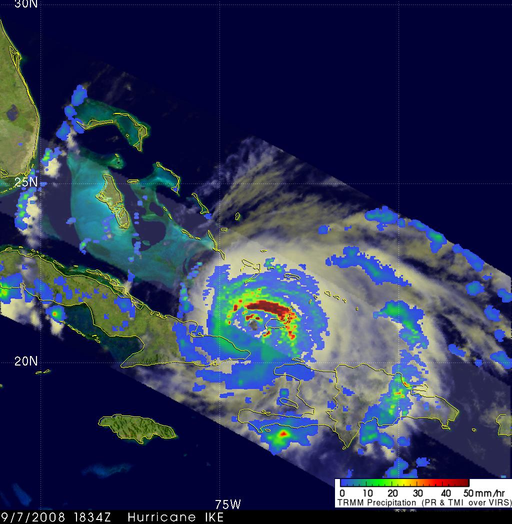 Hurricane Ike Weakens over Cuba - related image preview
