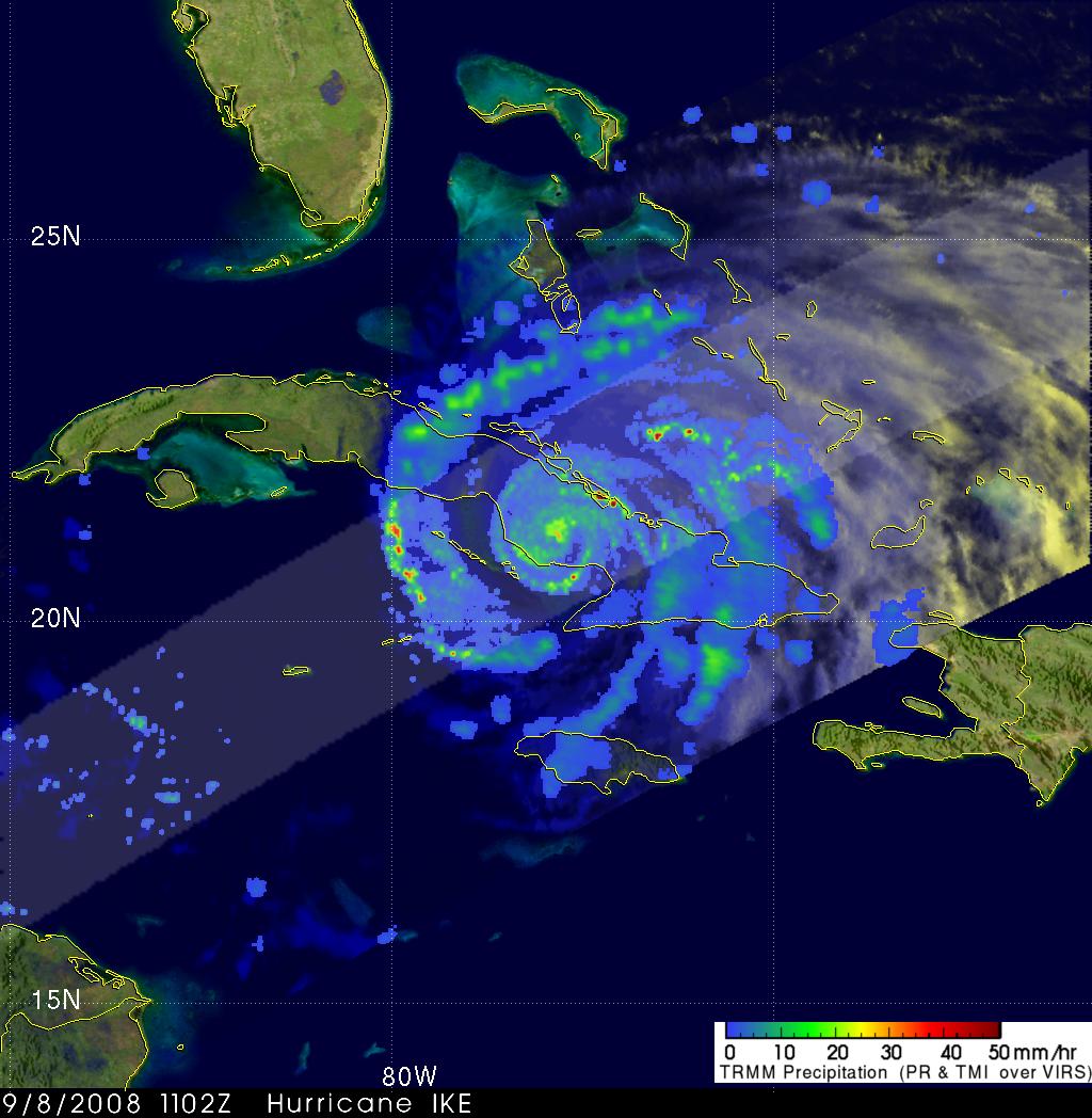 Hurricane Ike Weakens over Cuba - related image preview