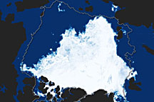 Arctic Sea Ice Reaches Annual Minimum