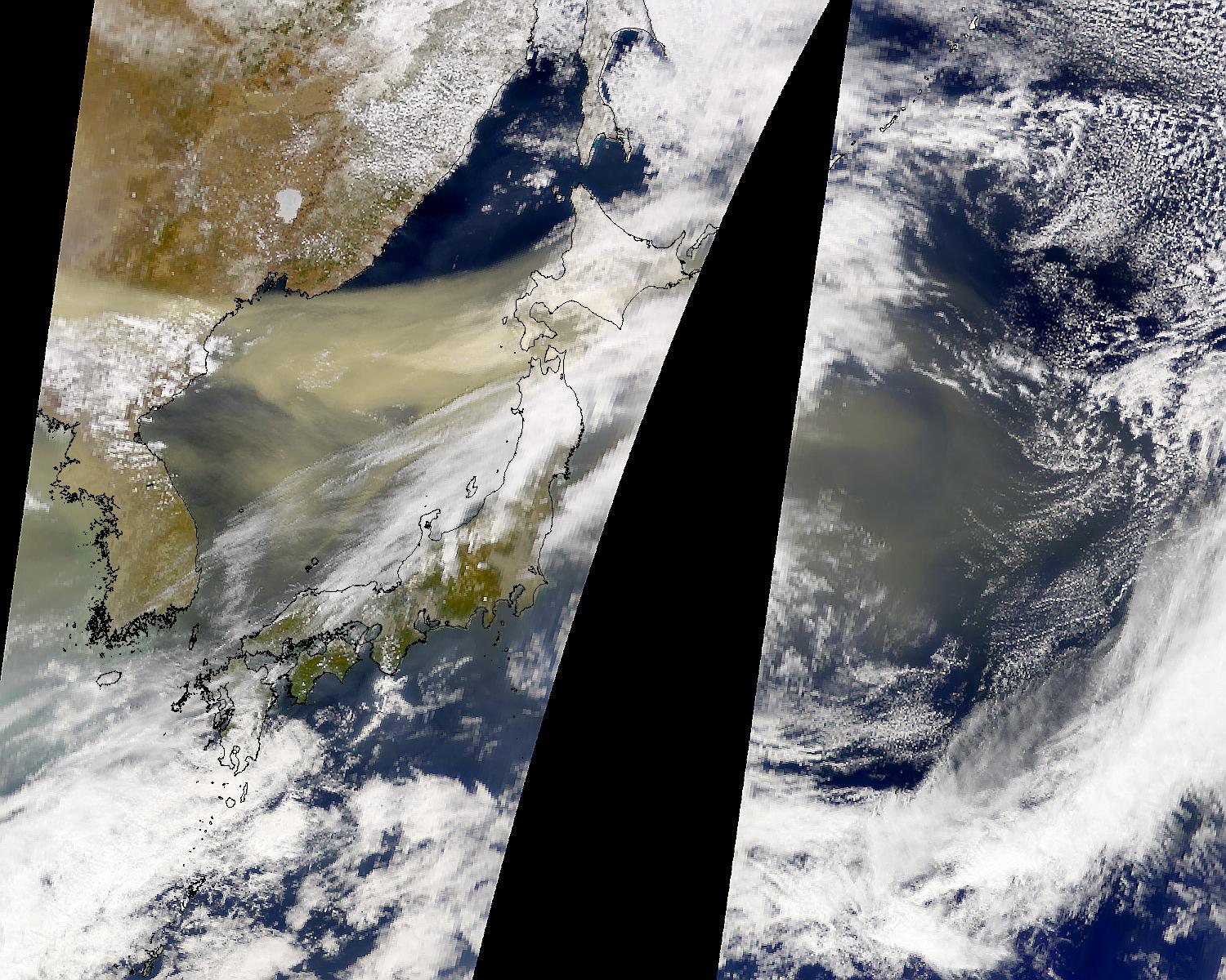 Dust Cloud over Sea of Japan - related image preview