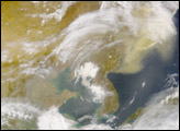 Dust Cloud over Sea of Japan - selected image