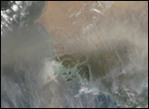 Dust over Cape Verde
