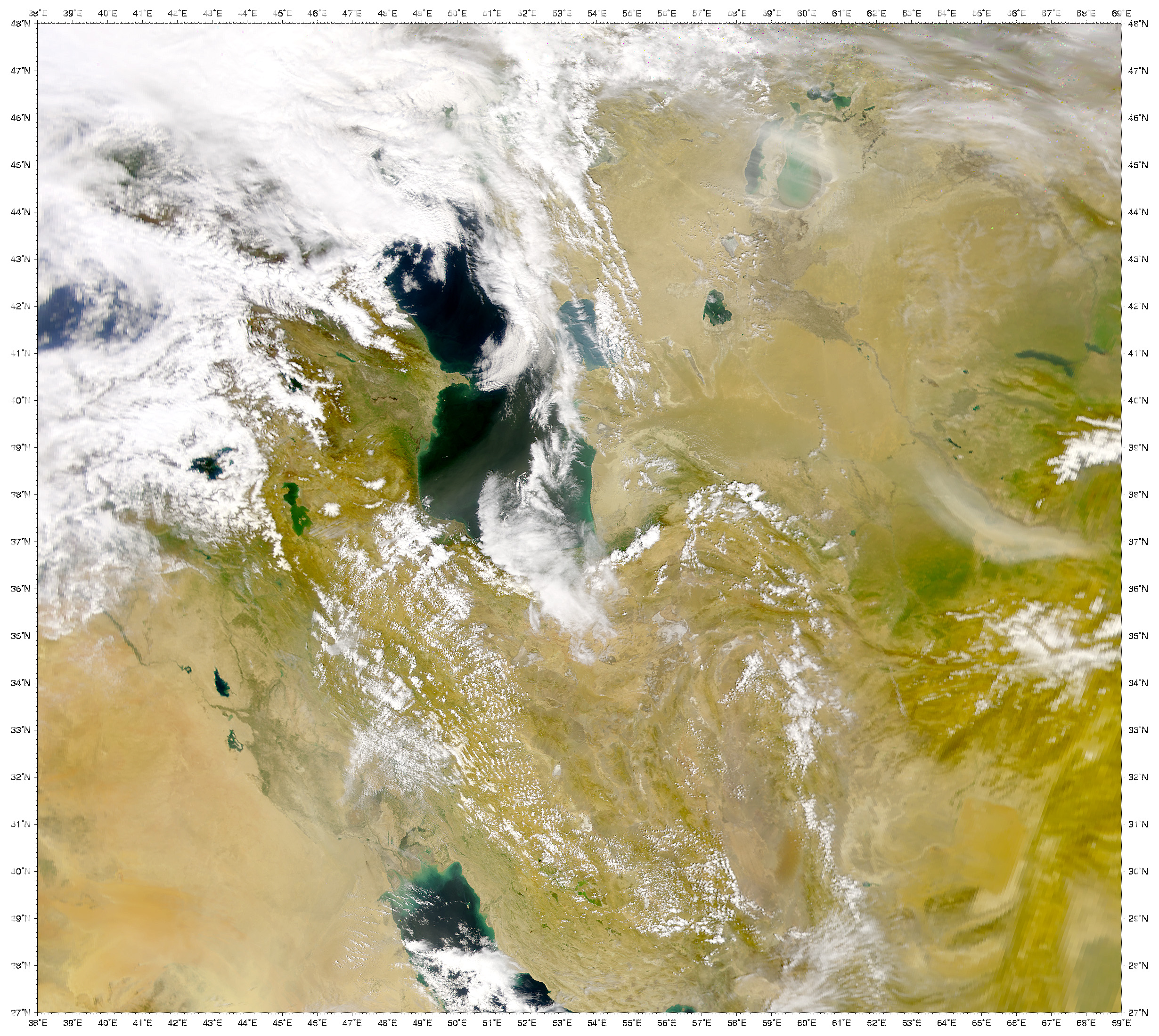 Dust over Much of Western Asia - related image preview