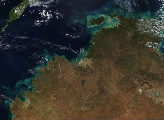 Wildfires in Northern Australia