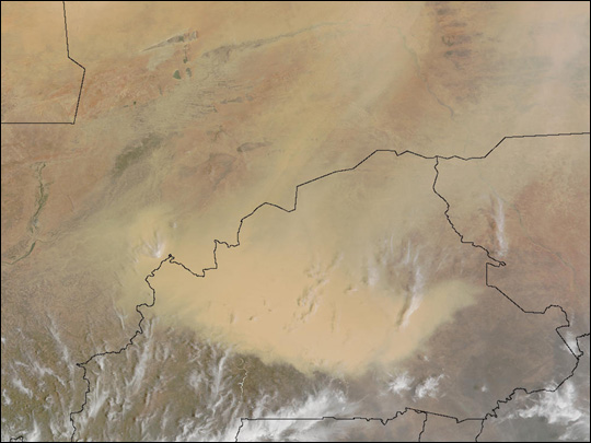 Dust Storm in Burkina Faso