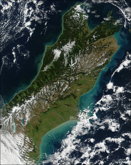Phytoplankton Bloom Around New Zealand