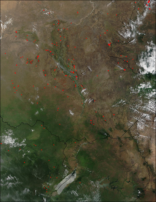 Biomass Burning in Sudan