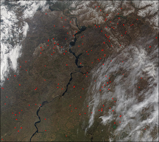 Fires Along the Volga River - related image preview
