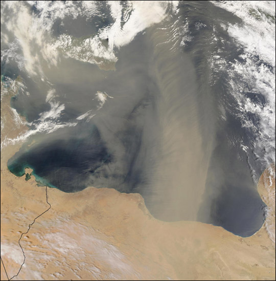 Dust Storm over Libya - related image preview