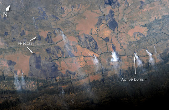 Fires in Central and Southern Africa