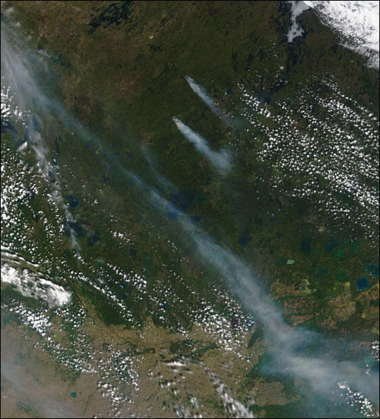 Fires in Canada's Prairie Provinces