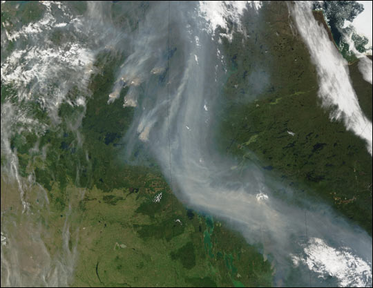 Fires in Canada's Prairie Provinces