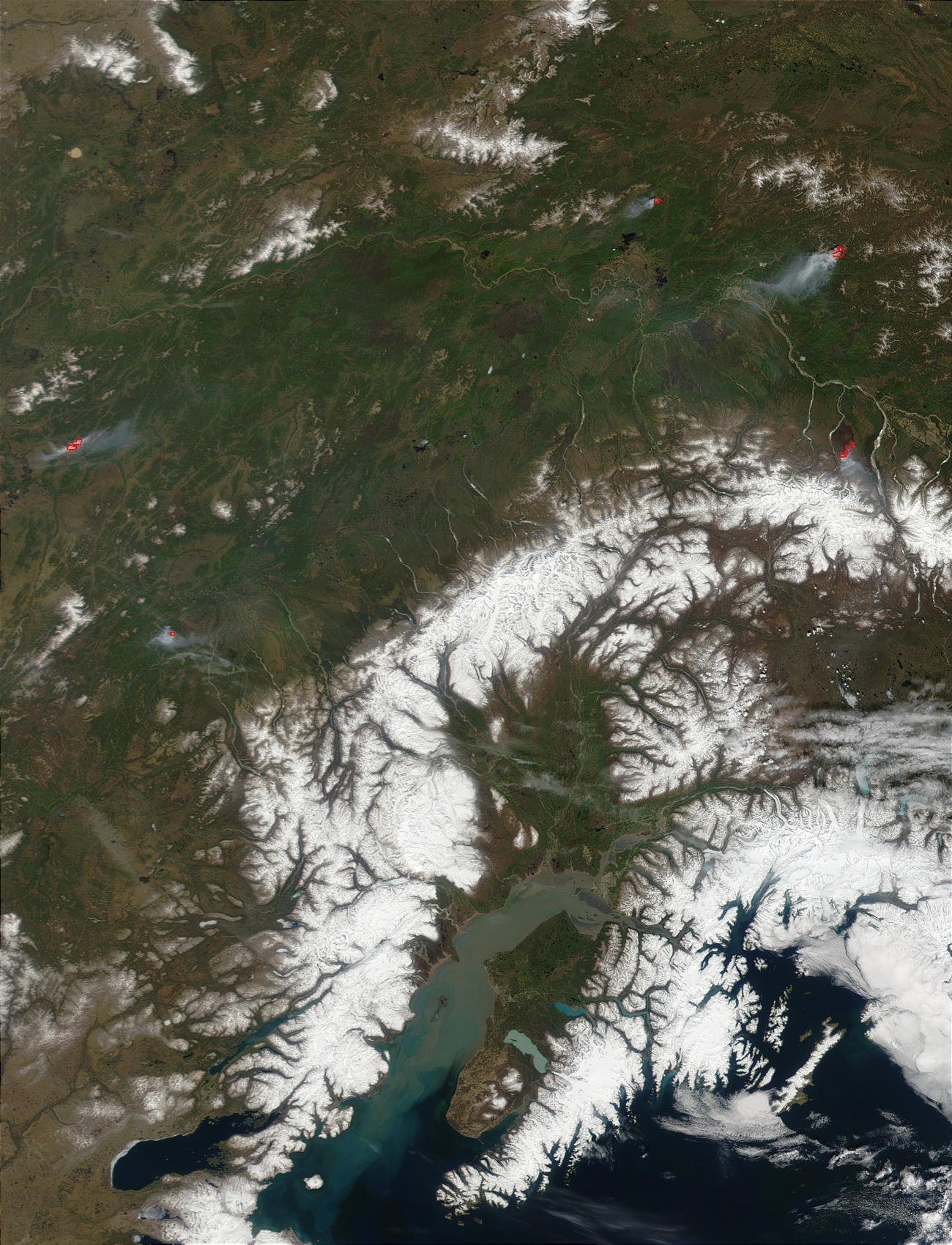 Fires and Heavy Smoke in Alaska - related image preview