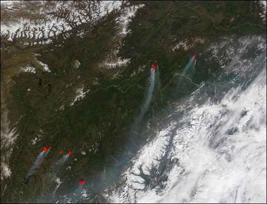 Fires and Heavy Smoke in Alaska - related image preview